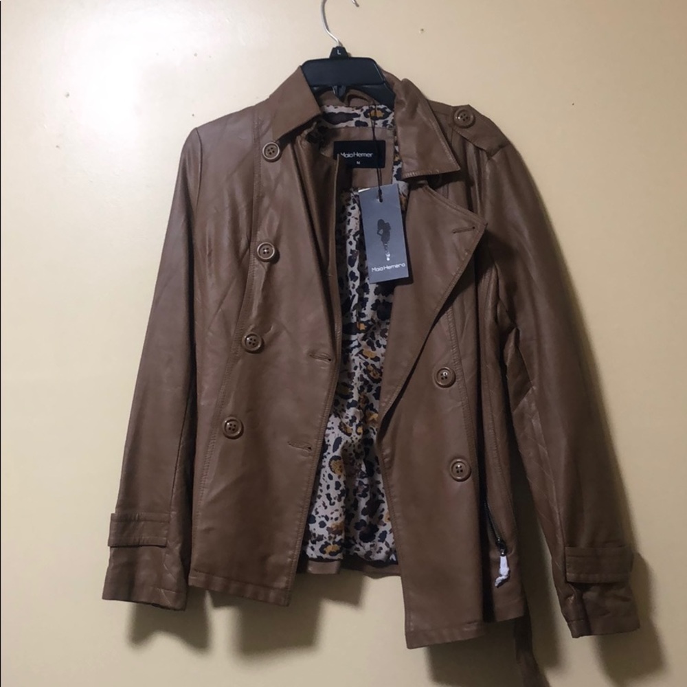 Tan Leather Jacket *NEW*